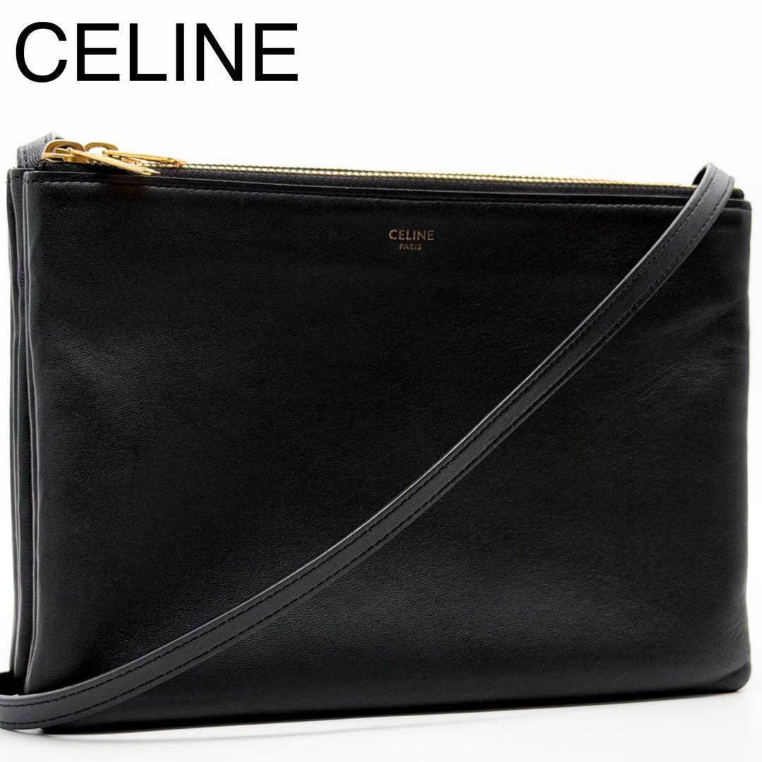 Celine New Trio Large Shoulder Bag Pouch 2-Way