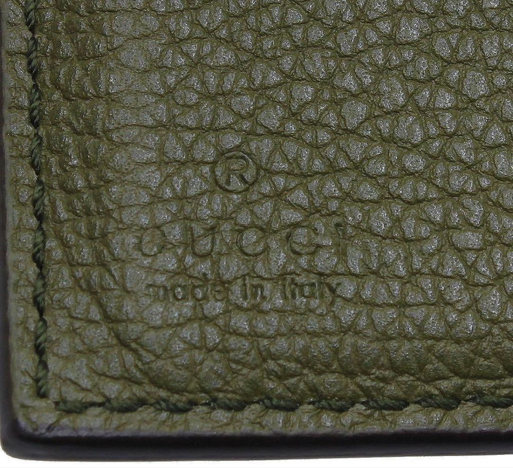 Gucci Embossed Logo Leather Trifold Wallet — view 8