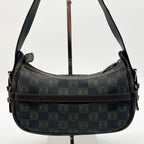 Loewe Anagram Canvas Shoulder Bag Leather — view 3