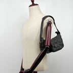 Loewe Anagram Canvas Shoulder Bag Leather — view 5