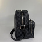 Louis Vuitton Damier Graphite Io Shoulder Bag Black — view 4