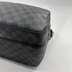 Louis Vuitton Damier Graphite Io Shoulder Bag Black — view 8