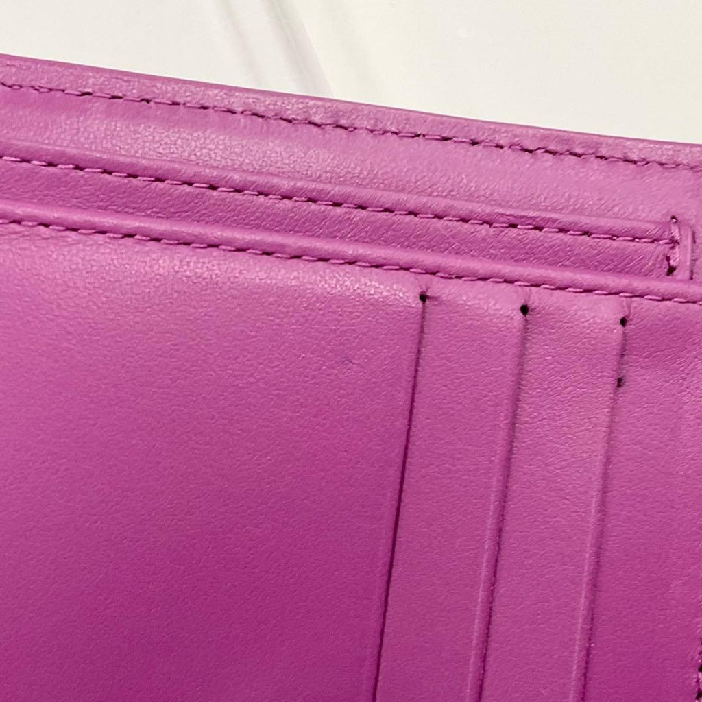 Chanel Quilted Caviar Leather CC Logo Wallet Trifold — view 8