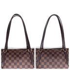 Louis Vuitton Damier Ebene Totally MM Tote Bag Brown — view 7
