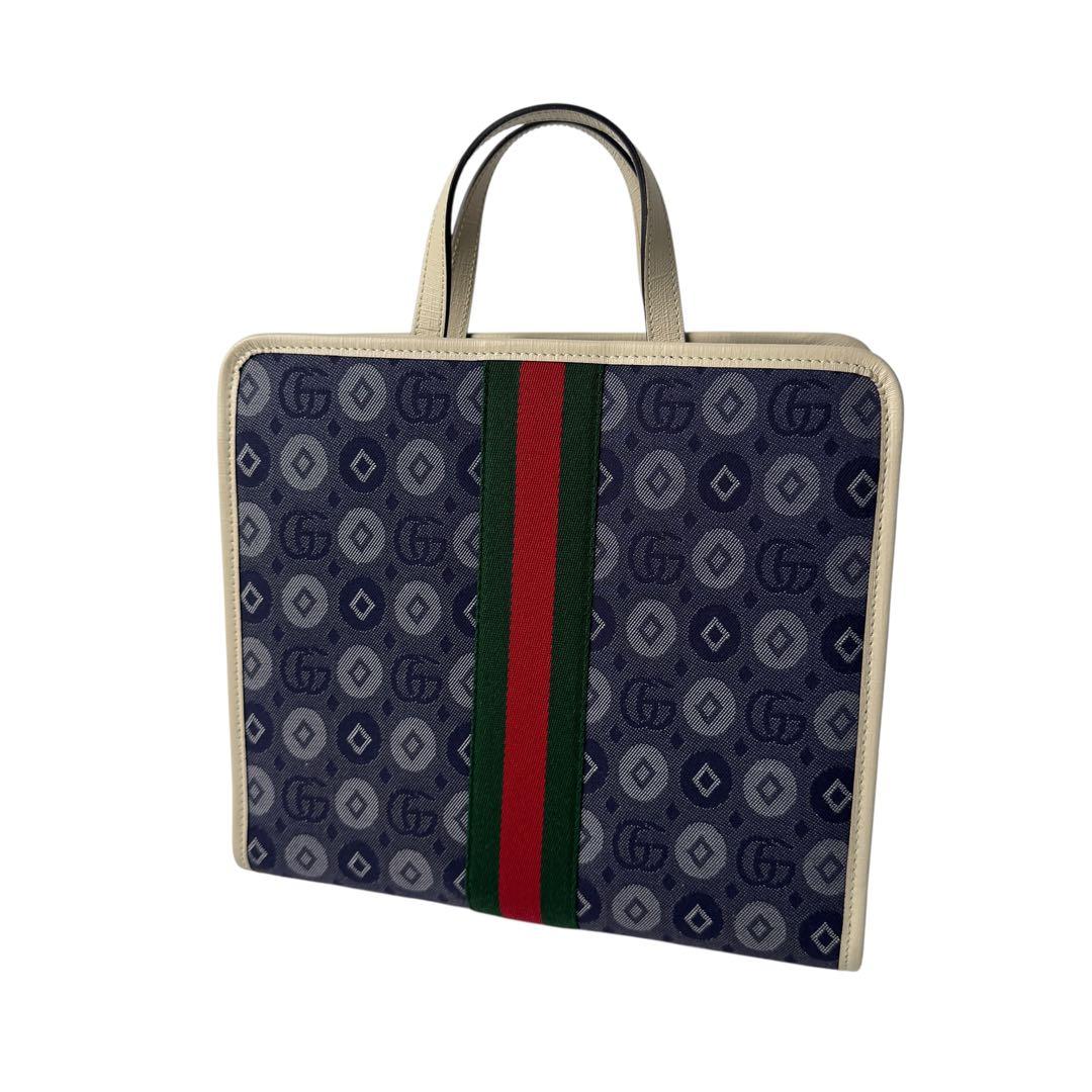 Gucci Double Denim Canvas Tote
