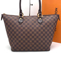 Louis Vuitton Damier Ebene Saleya MM Tote Bag