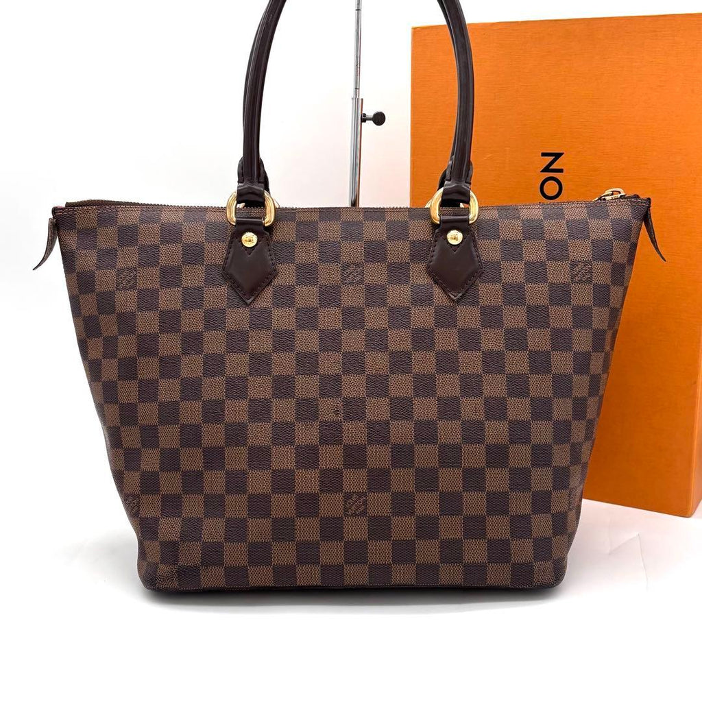 Louis Vuitton Damier Ebene Saleya MM Tote Bag — view 2