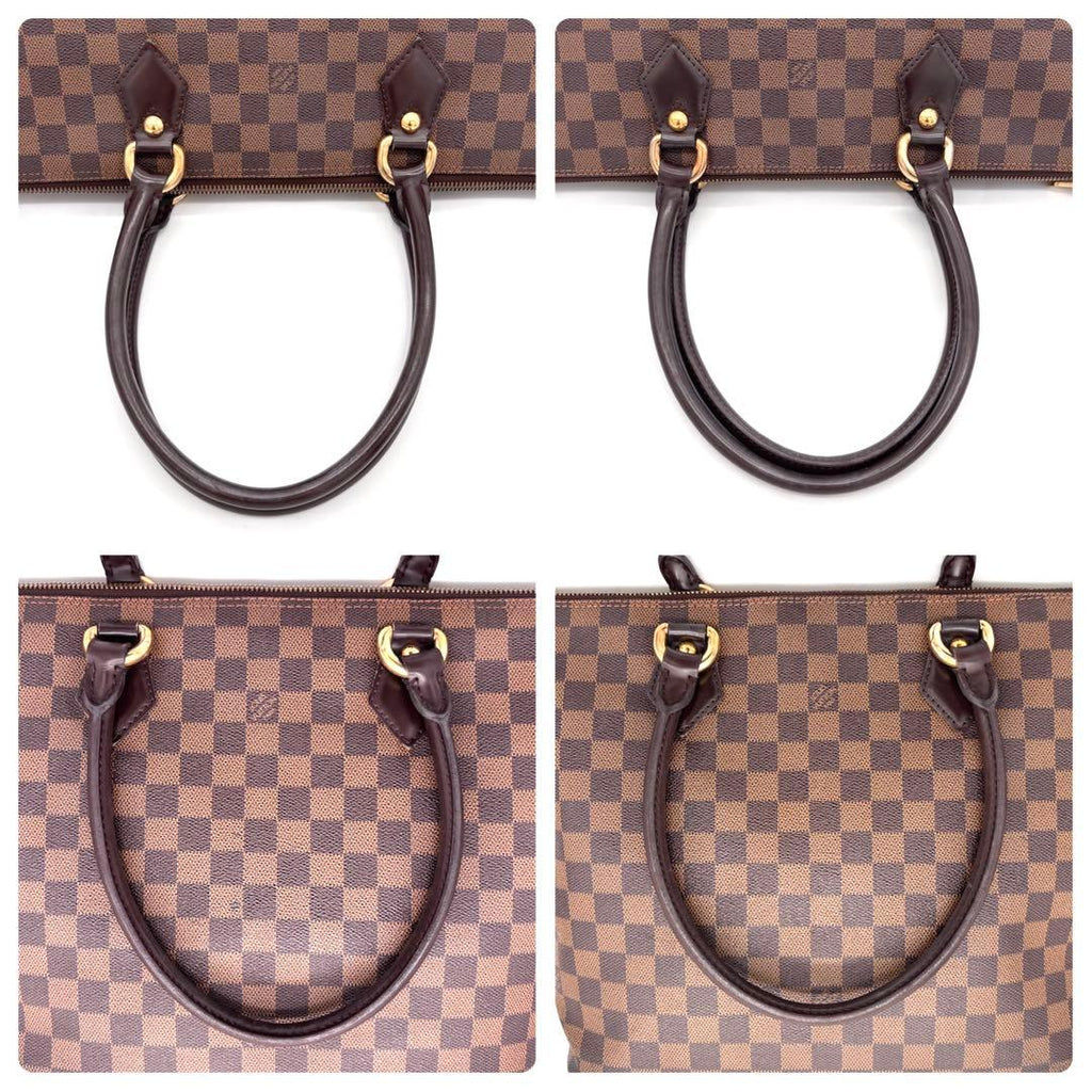 Louis Vuitton Damier Ebene Saleya MM Tote Bag — view 5
