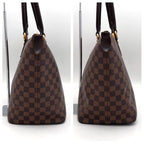 Louis Vuitton Damier Ebene Saleya MM Tote Bag — view 6