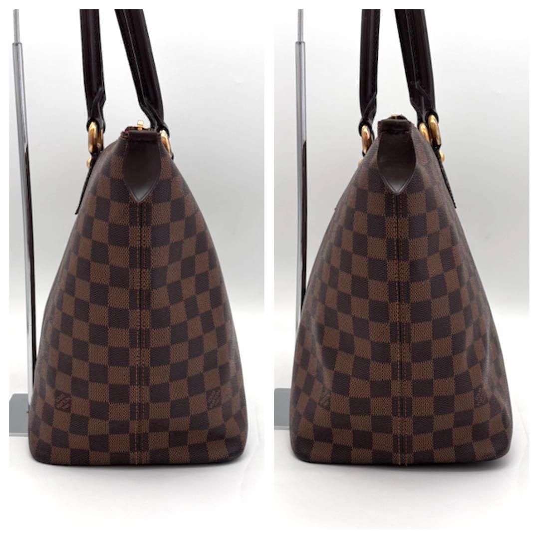 Louis Vuitton Damier Ebene Saleya MM Tote Bag — view 6