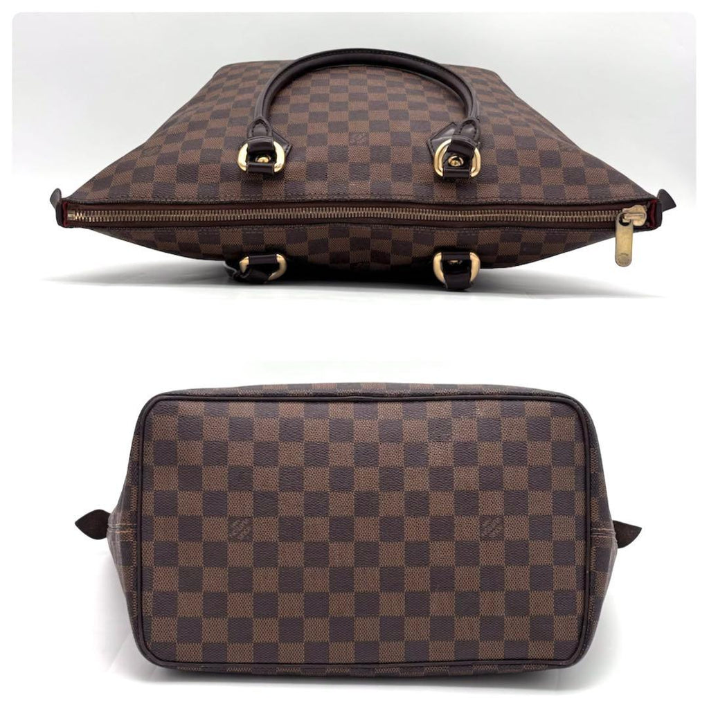 Louis Vuitton Damier Ebene Saleya MM Tote Bag — view 7