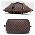 Louis Vuitton Damier Ebene Saleya MM Tote Bag — view 7