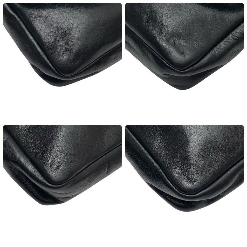 Chanel Lambskin CC Logo Waist Belt Bag Black — view 6
