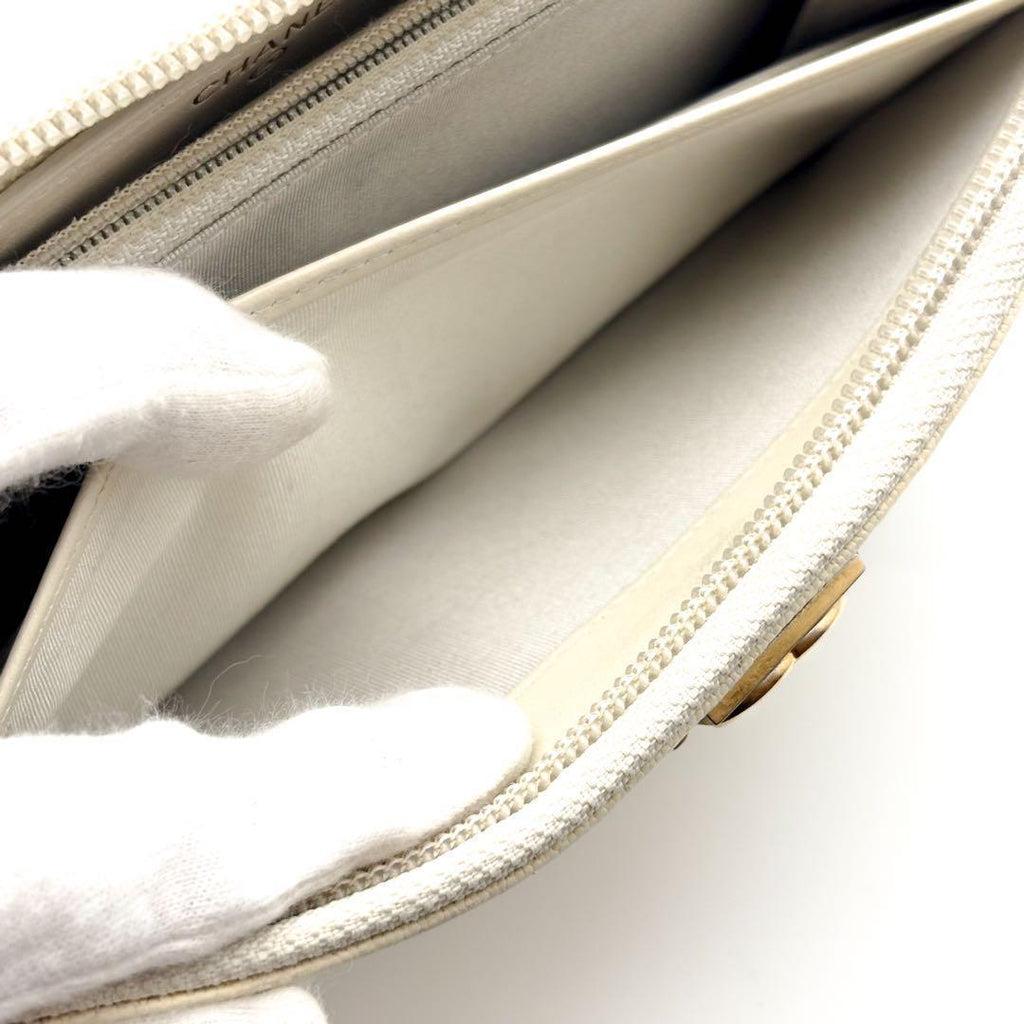 Chanel Wallet Boy Zip Around — view 8
