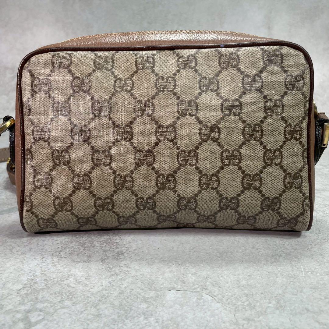 Gucci GG Sherry Line Shoulder Bag Brown Leather — view 3