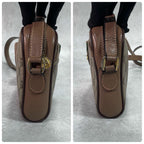 Gucci GG Sherry Line Shoulder Bag Brown Leather — view 7