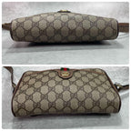 Gucci GG Sherry Line Shoulder Bag Brown Leather — view 8