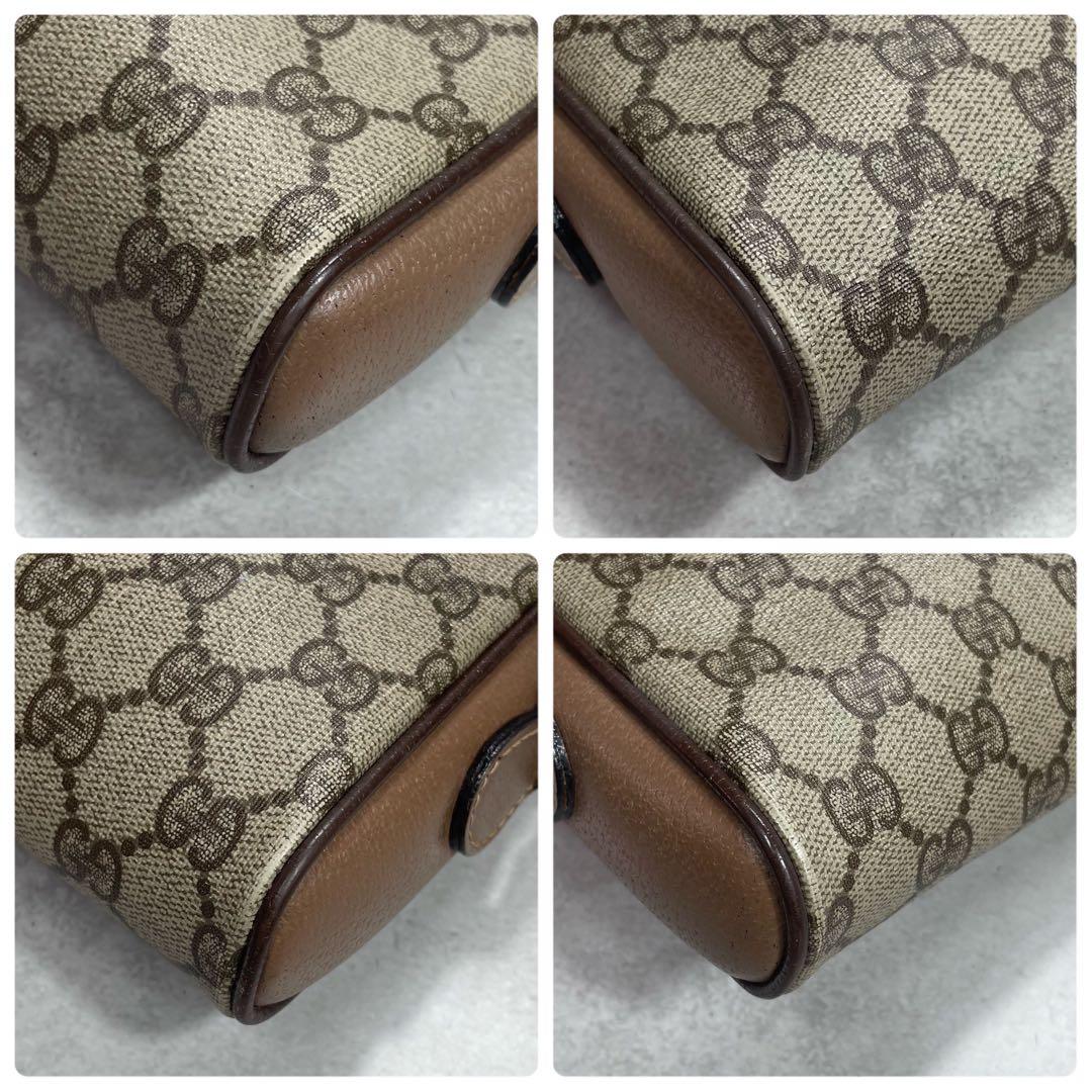 Gucci GG Sherry Line Shoulder Bag Brown Leather — view 9