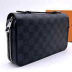 Louis Vuitton Damier Graphite Zippy XL Wallet Black Smartphone