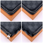 Louis Vuitton Damier Graphite Zippy XL Wallet Black Smartphone — view 8