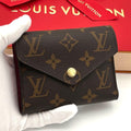 Louis Vuitton Wallet Monogram Fuchsia Portefeuille Victorine
