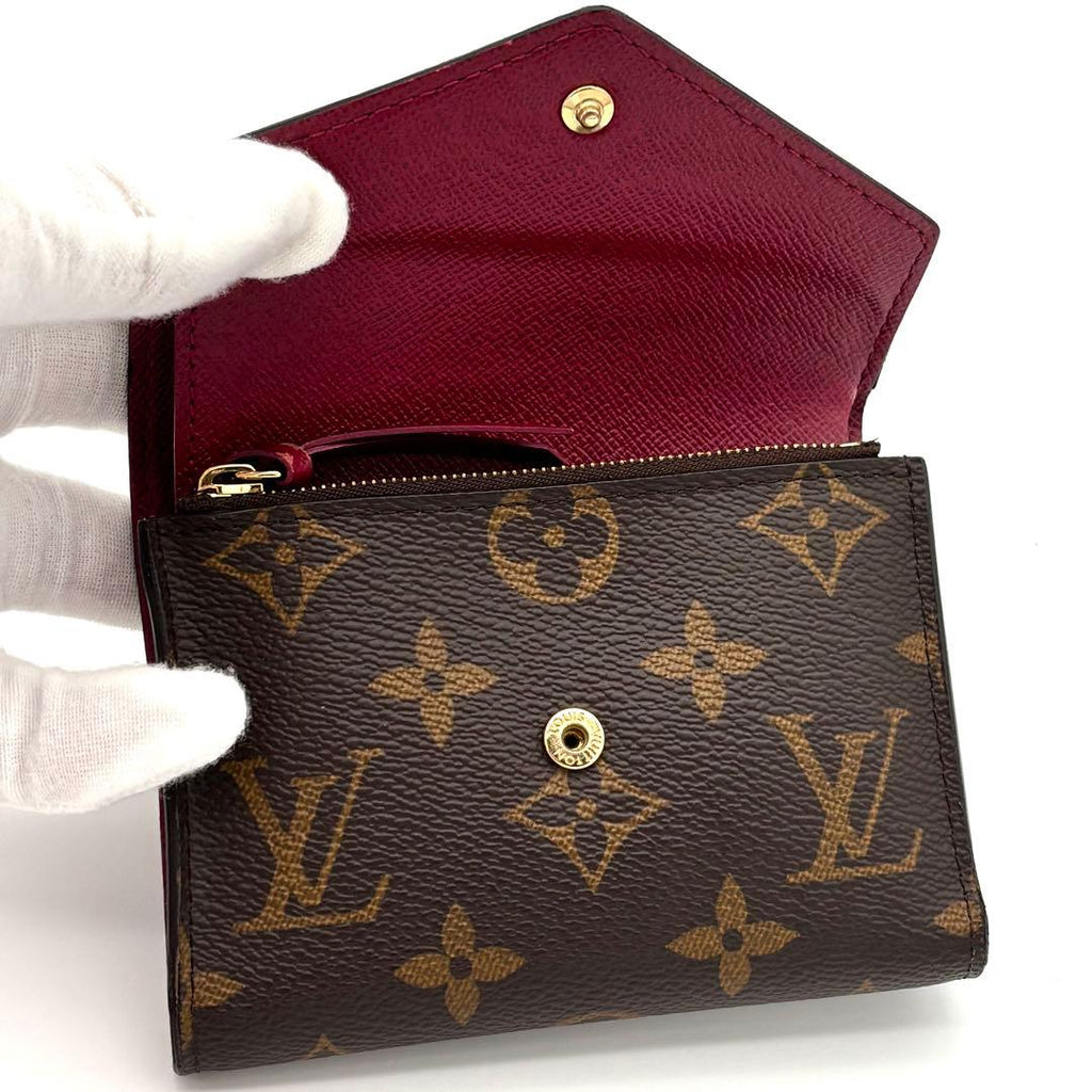 Louis Vuitton Wallet Monogram Fuchsia Portefeuille Victorine — view 3