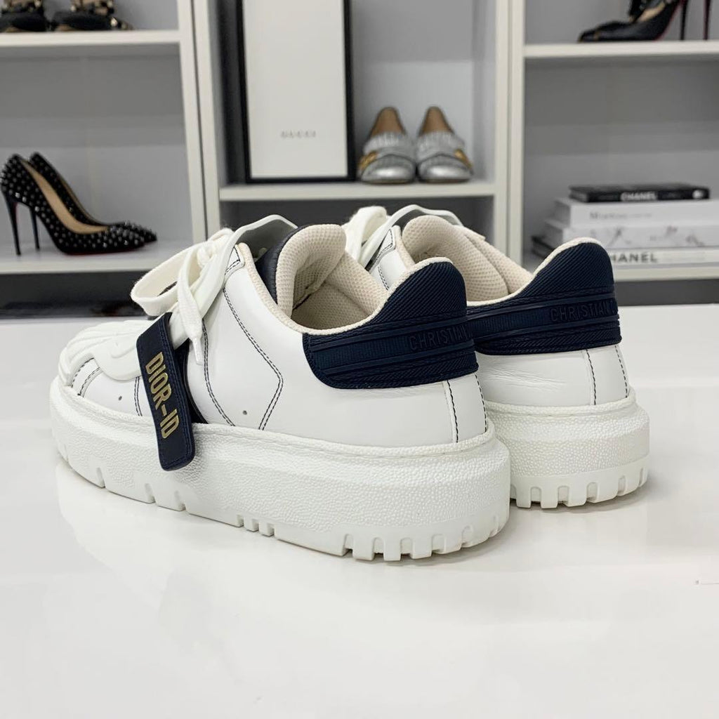 Dior Id Logo Leather Velcro Sneakers — view 5