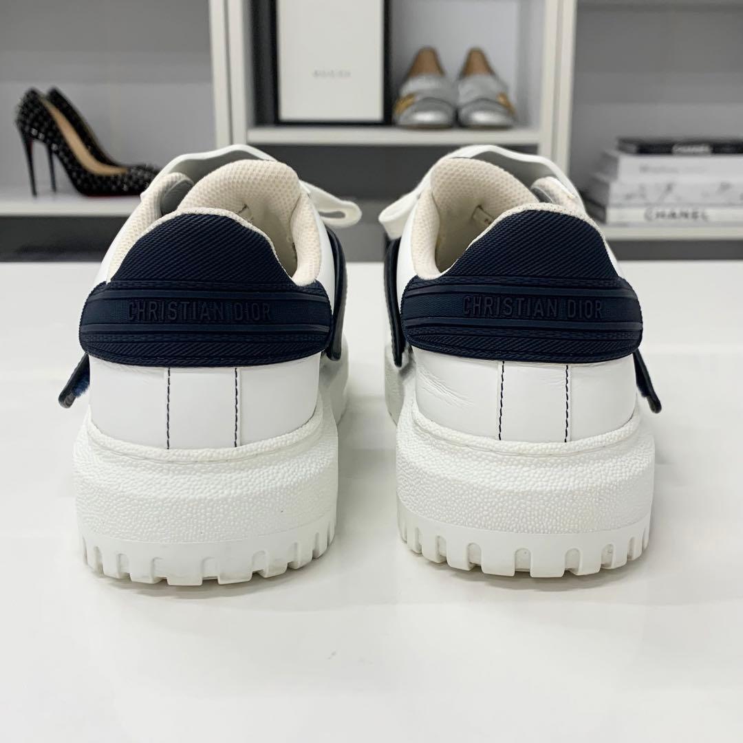 Dior Id Logo Leather Velcro Sneakers — view 6