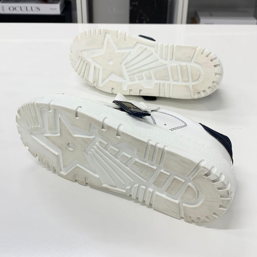 Dior Id Logo Leather Velcro Sneakers — view 7