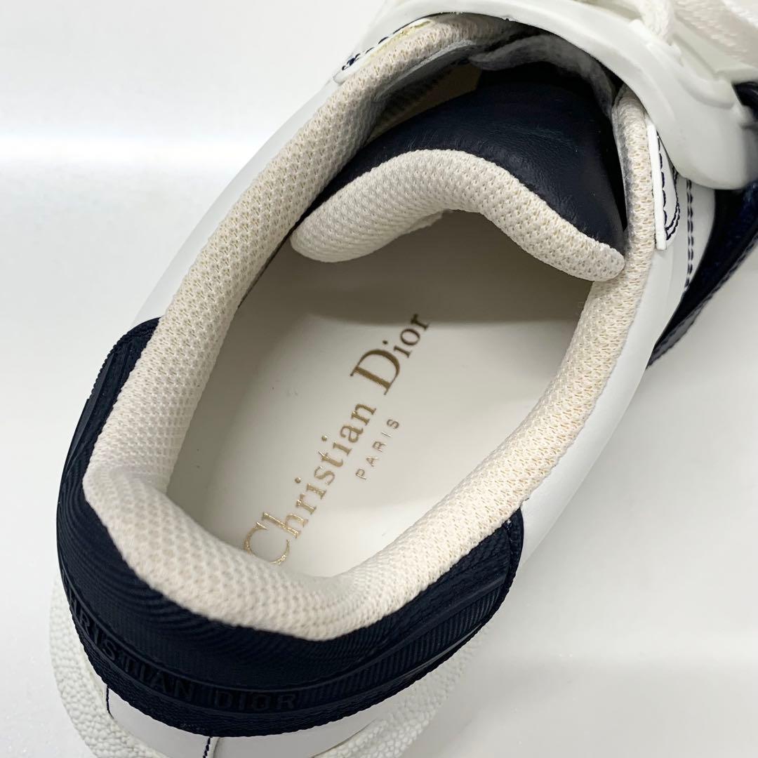 Dior Id Logo Leather Velcro Sneakers — view 8