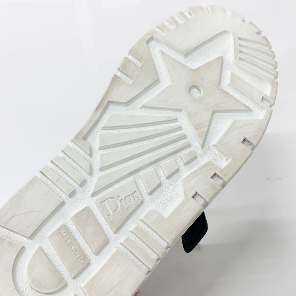 Dior Id Logo Leather Velcro Sneakers — view 9