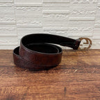 Gucci GG Guccissima Interlocking G Bangle Leather Bracelet — view 3