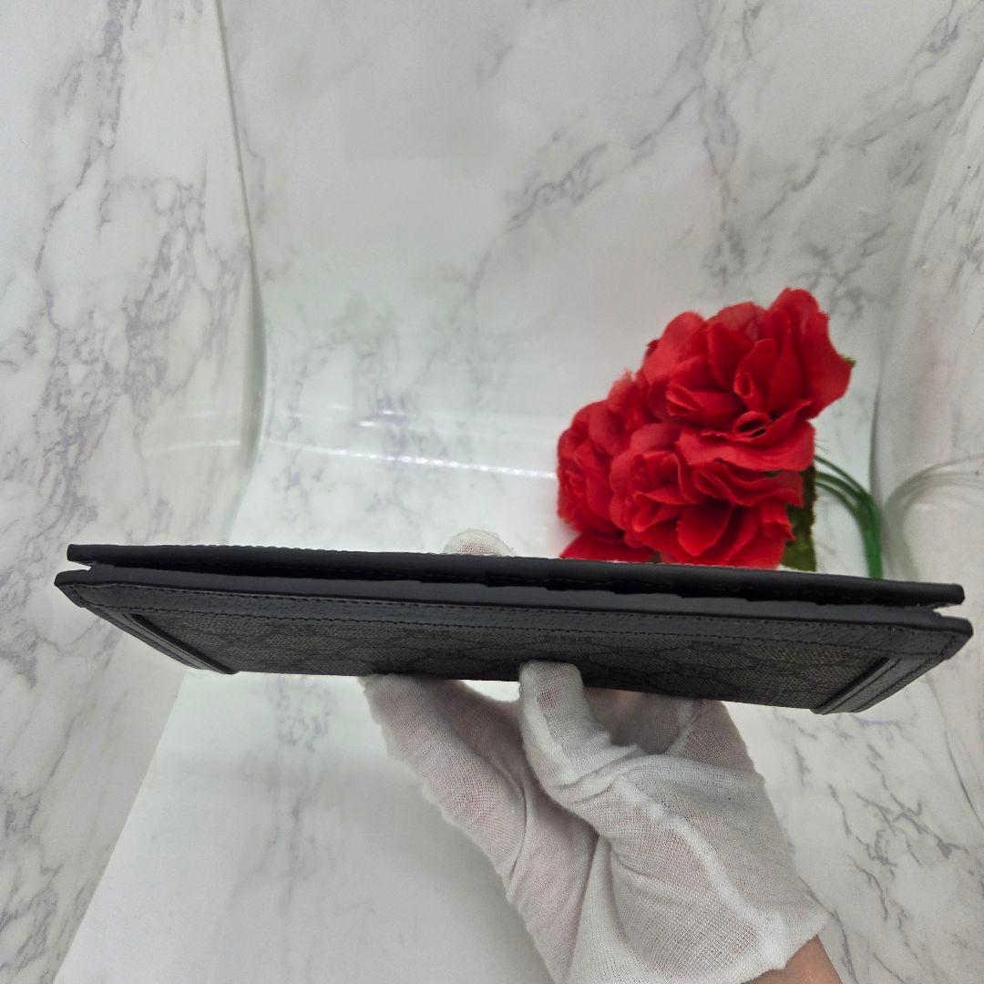 Gucci Wallet Ophidia GG Gray — view 9