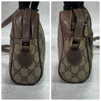 Gucci GG Sherry Line Shoulder Bag Brown Leather — view 7