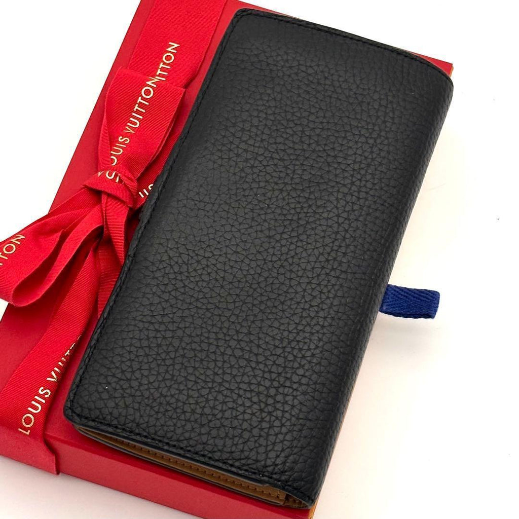 Louis Vuitton Wallet LV Vertical Black Leather — view 2