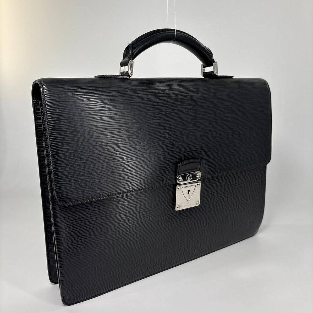 Louis Vuitton Super Epi Robusto 1 Black Leather Business — view 3