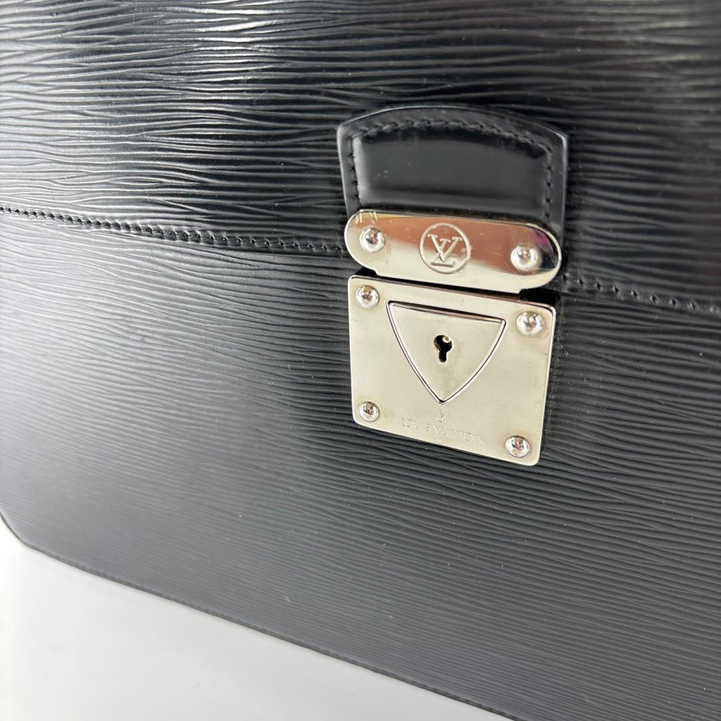 Louis Vuitton Super Epi Robusto 1 Black Leather Business — view 7