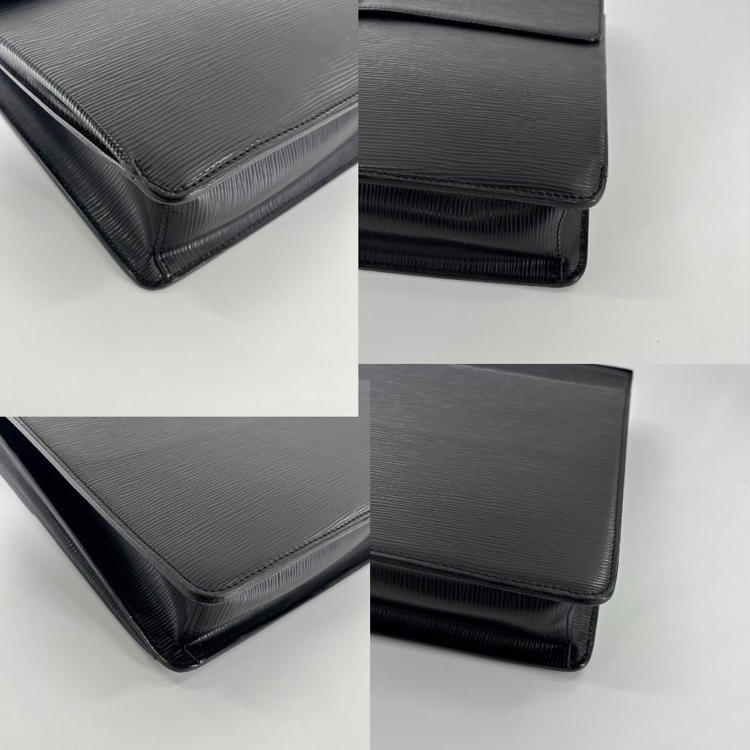 Louis Vuitton Super Epi Robusto 1 Black Leather Business — view 9