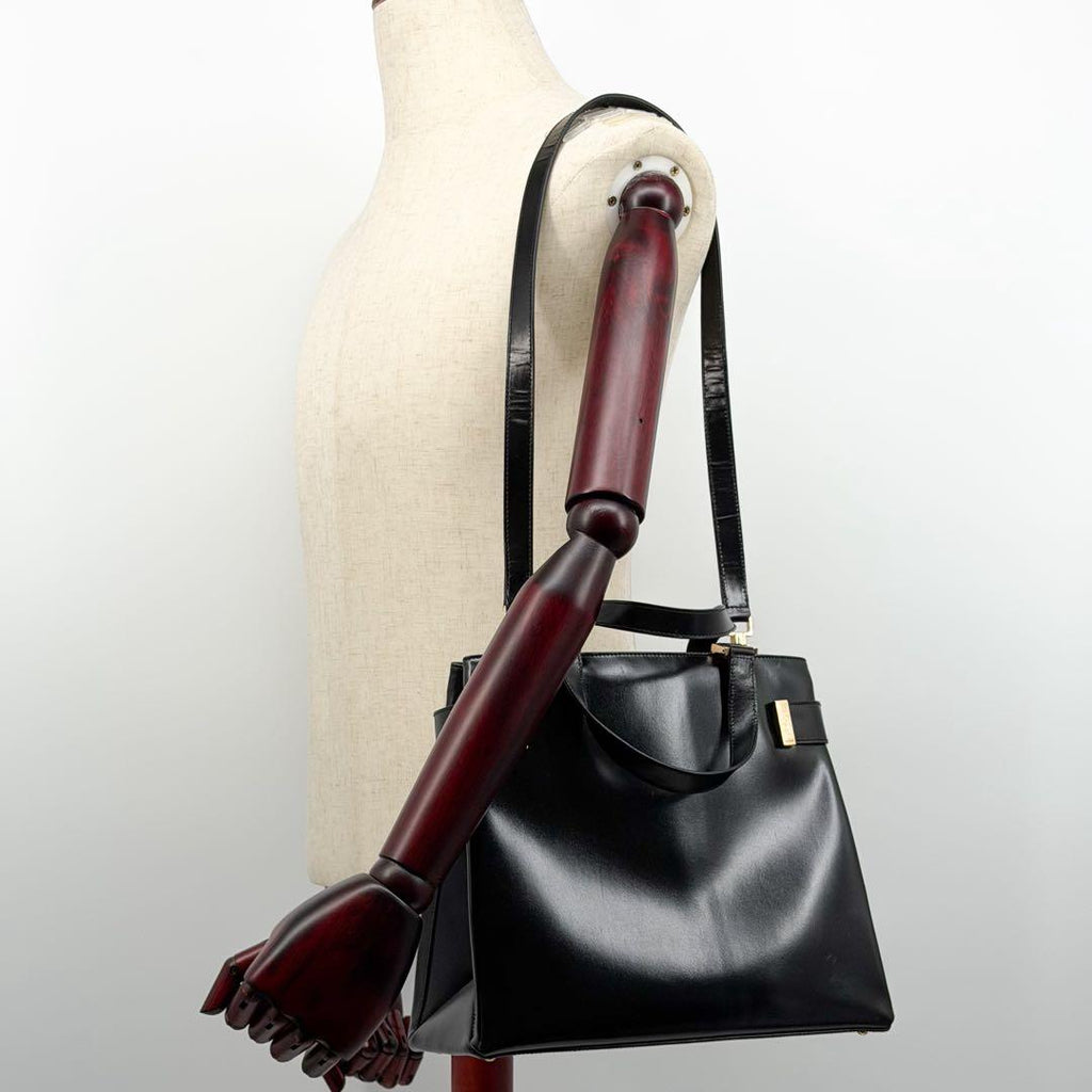 Gucci Tom Ford Era Handbag Vintage Black 2-Way — view 5