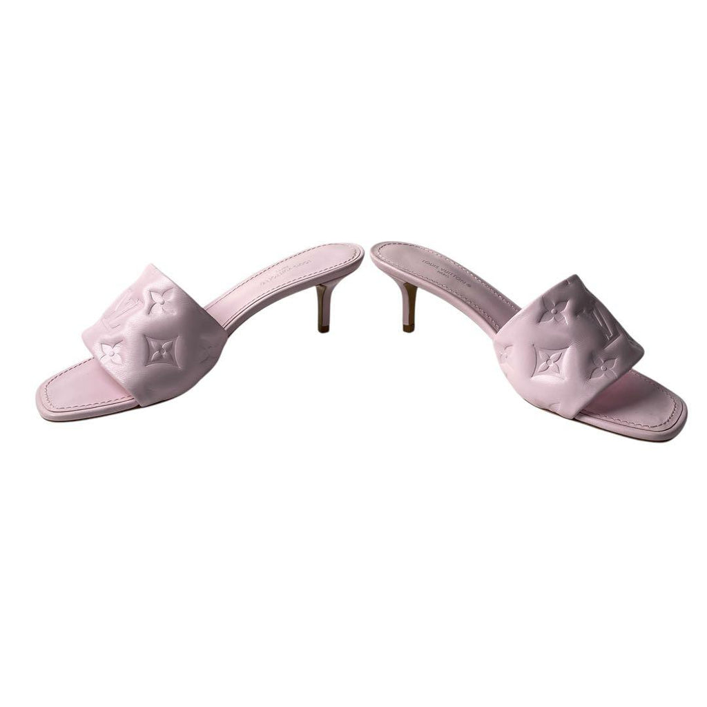 Louis Vuitton Monogram Mule Sandals Pink — view 6