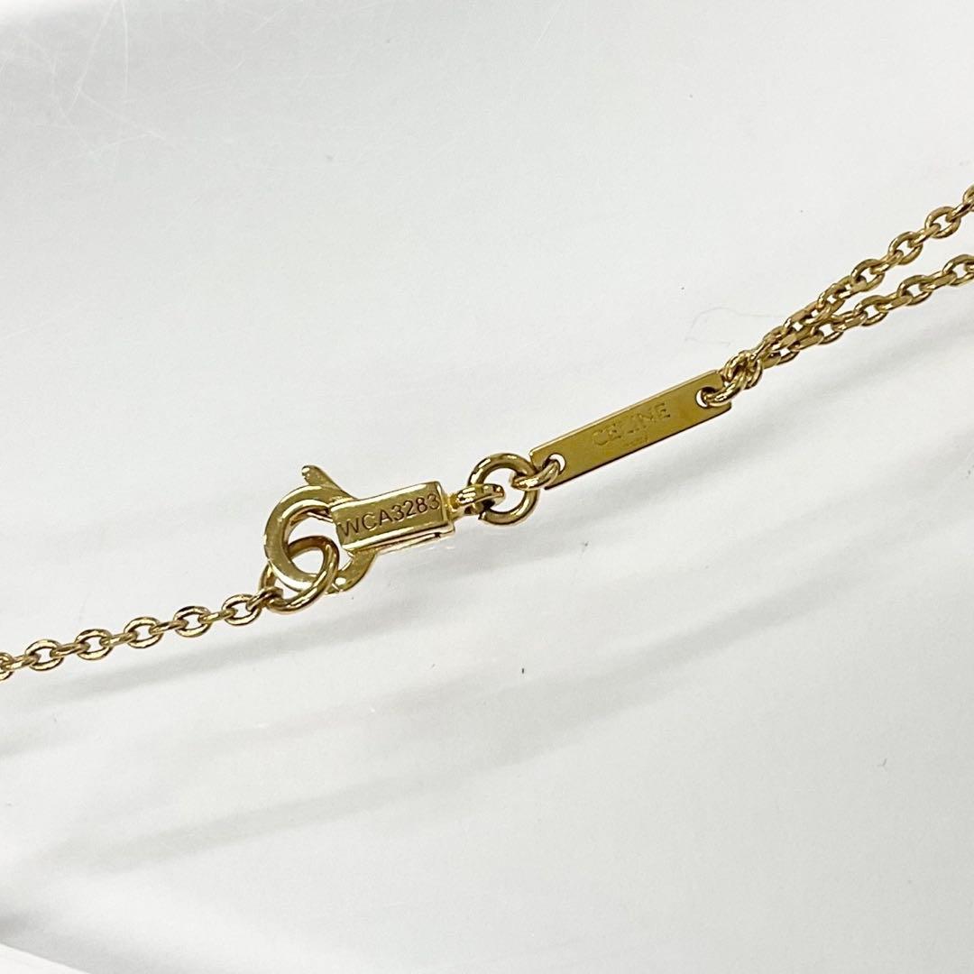 Celine Triomphe Pearl Double Necklace Choker — view 6