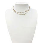 Celine Triomphe Pearl Double Necklace Choker — view 8