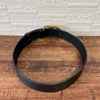 Gucci GG Marmont Belt Gold Buckle Leather Black — view 5