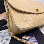 Chanel Vintage Quilted Chain Shoulder Bag — view 4