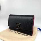 Louis Vuitton IC Capucines Compact Trifold Wallet Black — view 2