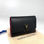 Louis Vuitton IC Capucines Compact Trifold Wallet Black — view 3