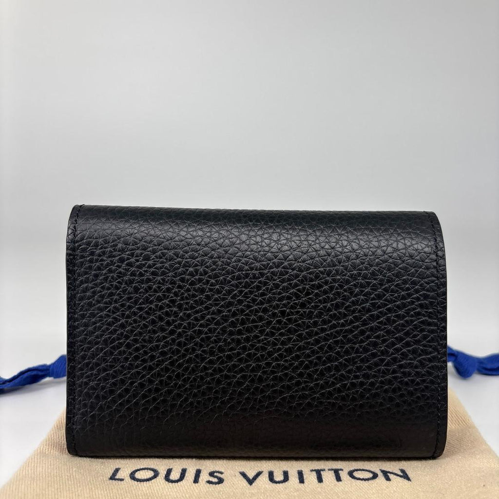 Louis Vuitton IC Capucines Compact Trifold Wallet Black — view 4