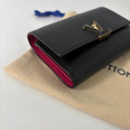 Louis Vuitton IC Capucines Compact Trifold Wallet Black — view 6