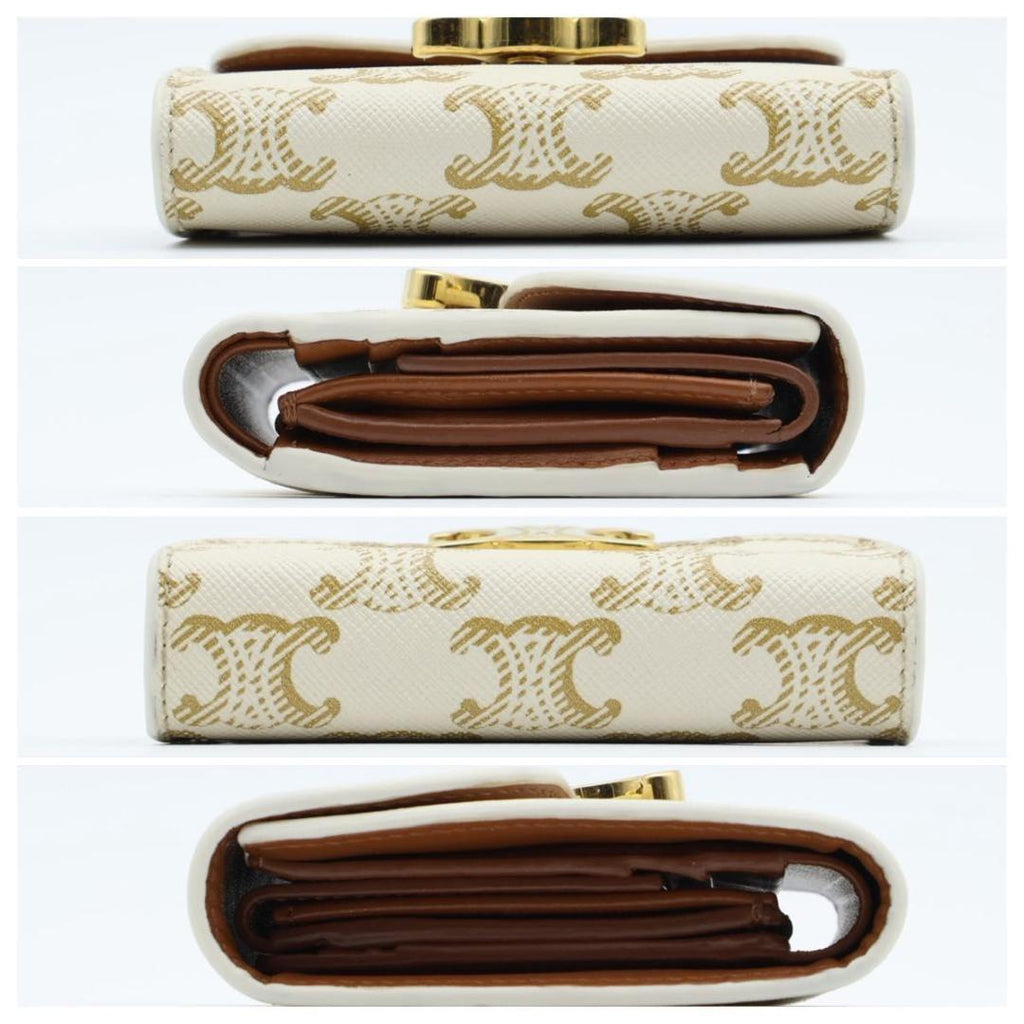 Celine Smallflap Wallet Tri Foldwallet Triomphe — view 8