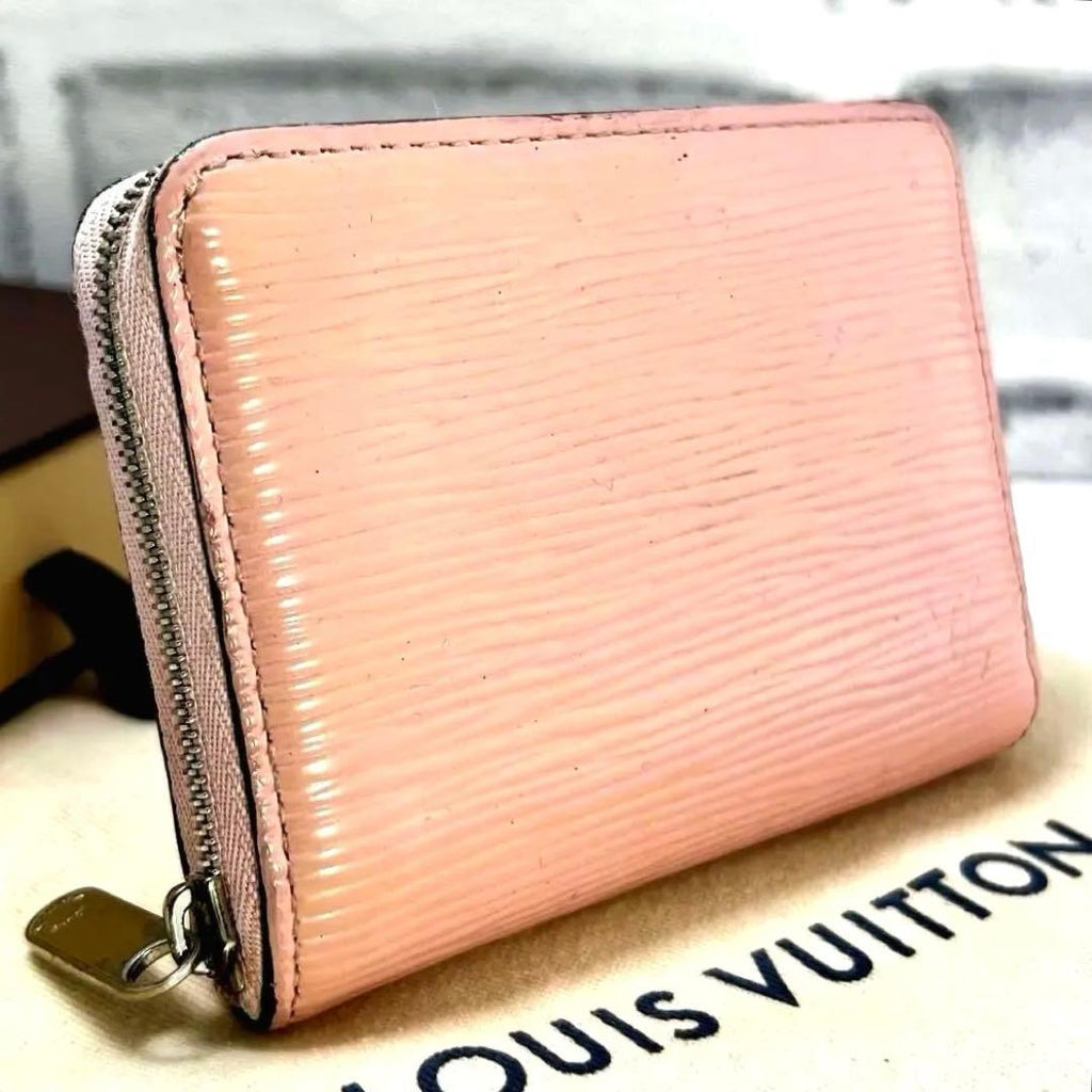 Louis Vuitton Epi Rose Ballerine Zippy Coin Purse